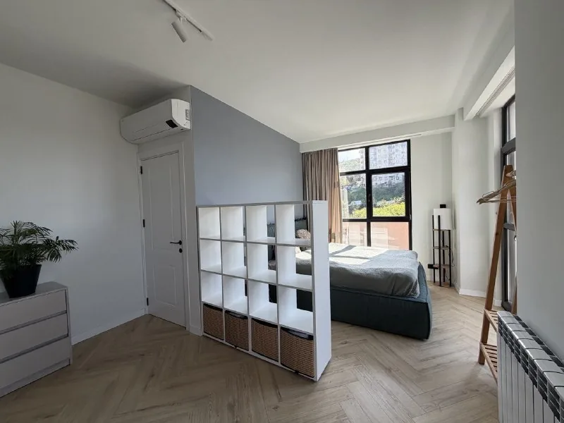 Стеллаж JUSK, контейнеры IKEA 1