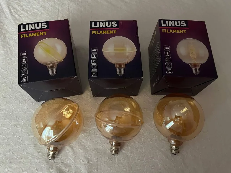Декоративные лампы LINUS Filament G125 1