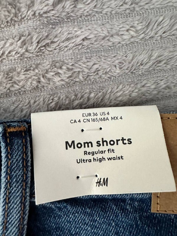 Шорты mom H&M новые с бирками 6