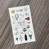 Маленькие переводные тату 5