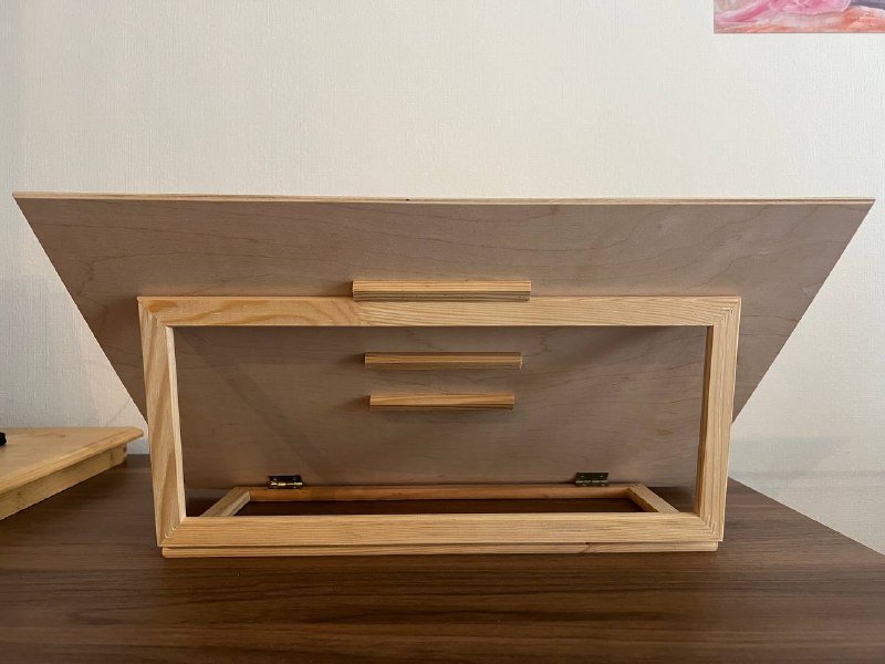 Настольный мольберт деревянный подставка для рисования 3