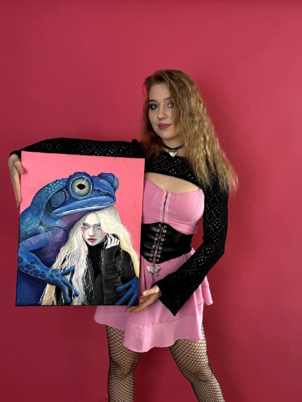 Картины с лягушками