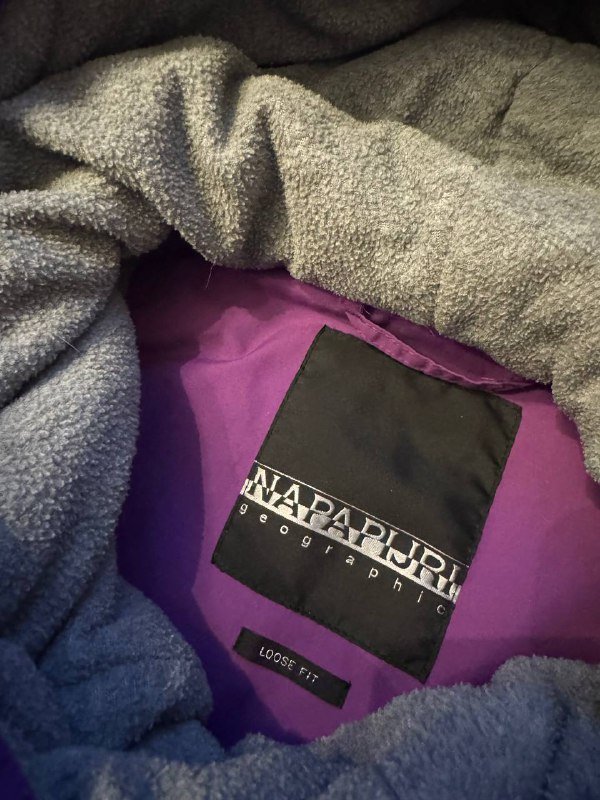 Napapijri Geographic фиолетовый анорак зимний 2