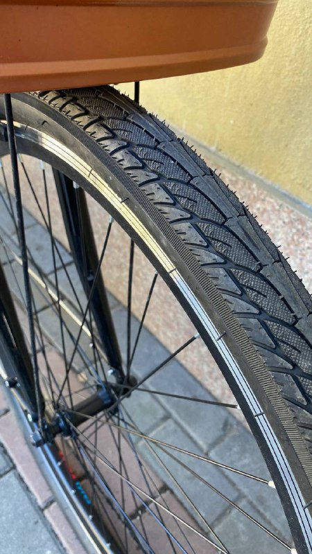 Городской велосипед с корзинкой, багажником, крыльями 3