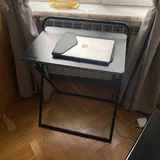 Foldable black working desk 2