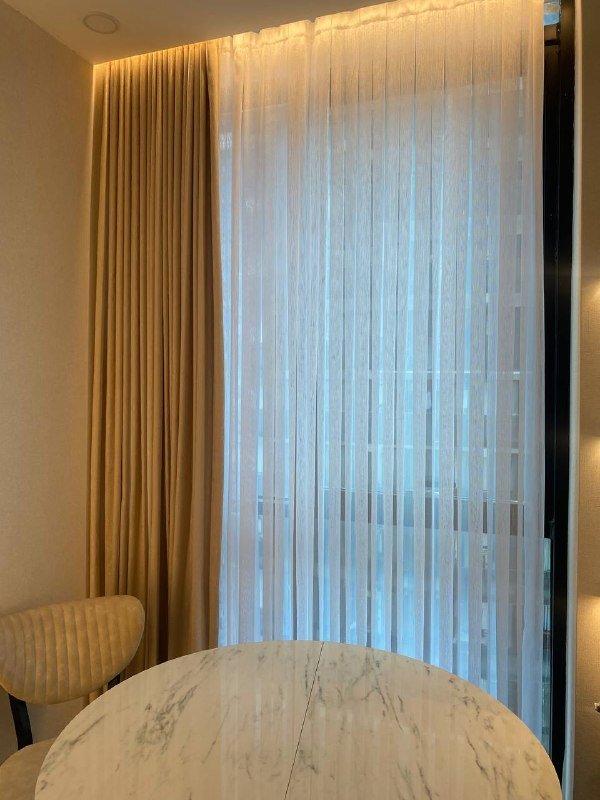 Шторы портьера и тюль комплект