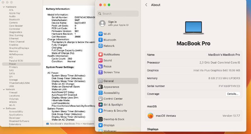 MacBook Pro 2017 i5 8/256 Гб 2