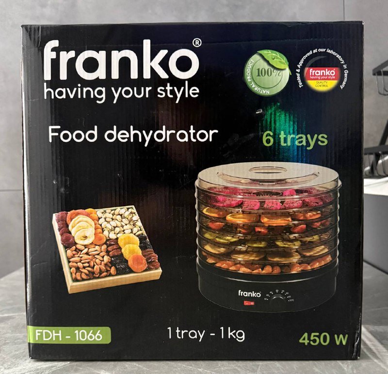 Сушилка для овощей и фруктов Franko FDH-1066 2