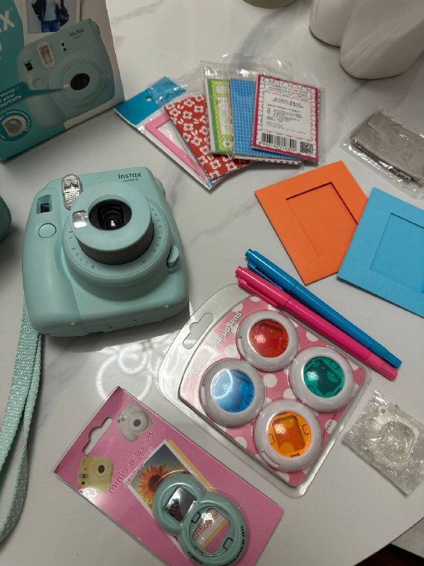 Instax mini 9 фотоаппарат с аксессуарами 4