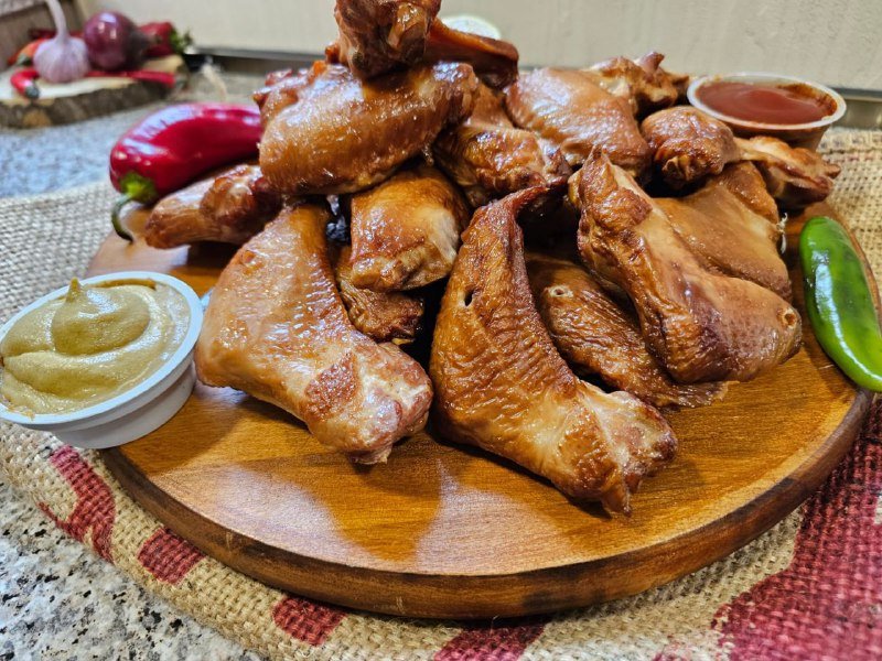 Домашнее копченое мясо и рыба