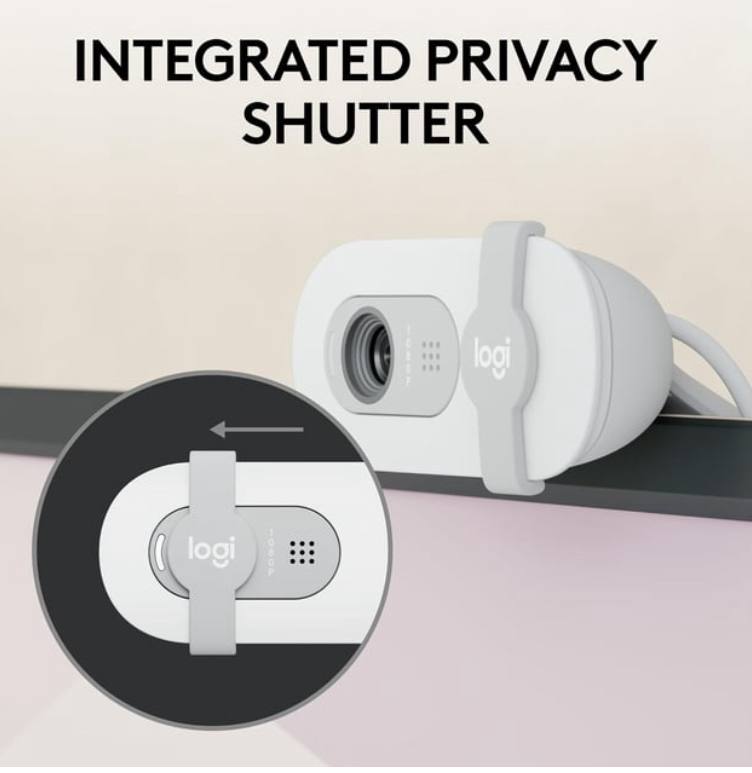 Веб-камера Logitech Brio 100 Full HD Off-White 3