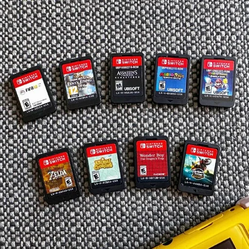 Картриджи Nintendo Switch, Zelda, Animal Crossing, Assassin Creed, Mario+Rabbids