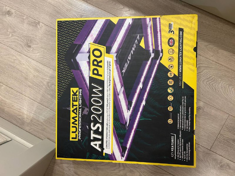 GrowBox Dobermann Airontek, LUMATEK LED ATS 200W PRO, вентиляторы, фильтр, экстрактор 4