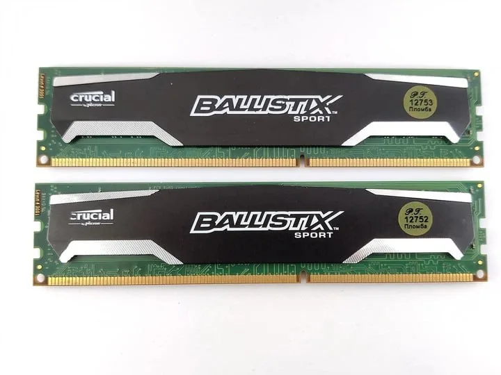 Оперативная память Crucial Ballistix Sport DDR3 8ГБ