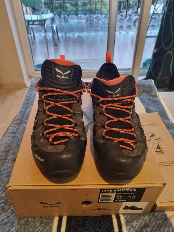Наколенник, мужские ботинки Salewa Wildfire Edge Mid GTX, дождевик 2