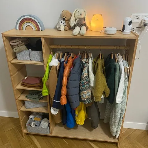 Montessori toddler wardrobe
