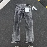 PURPLE washed flared jeans 3