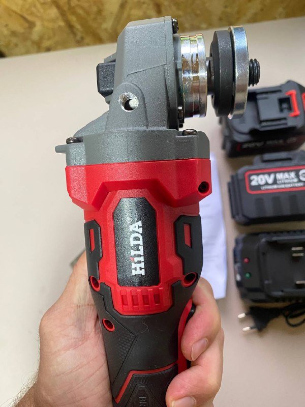 Аккумуляторная болгарка HiLDA с АКБ 20V 6A.h 2