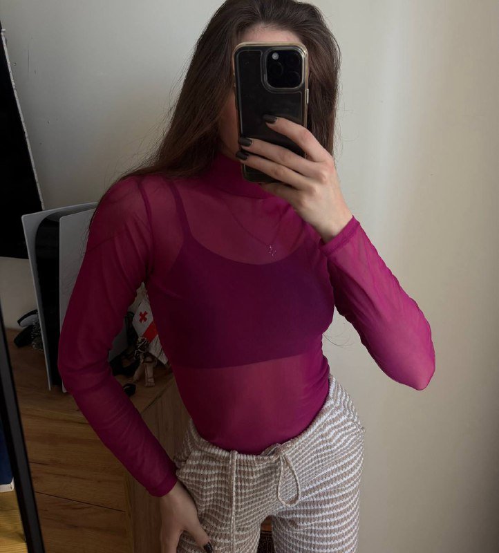 Водолазка-сеточка прозрачная, размеры XS-S-M, цвета разные 6