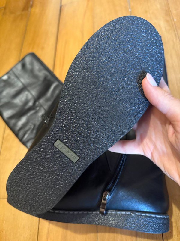 Кожаные женские сапоги трубы размер 38-39 3