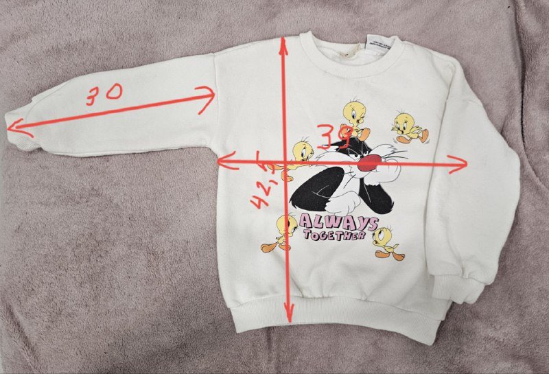 Толстовка детская с принтом