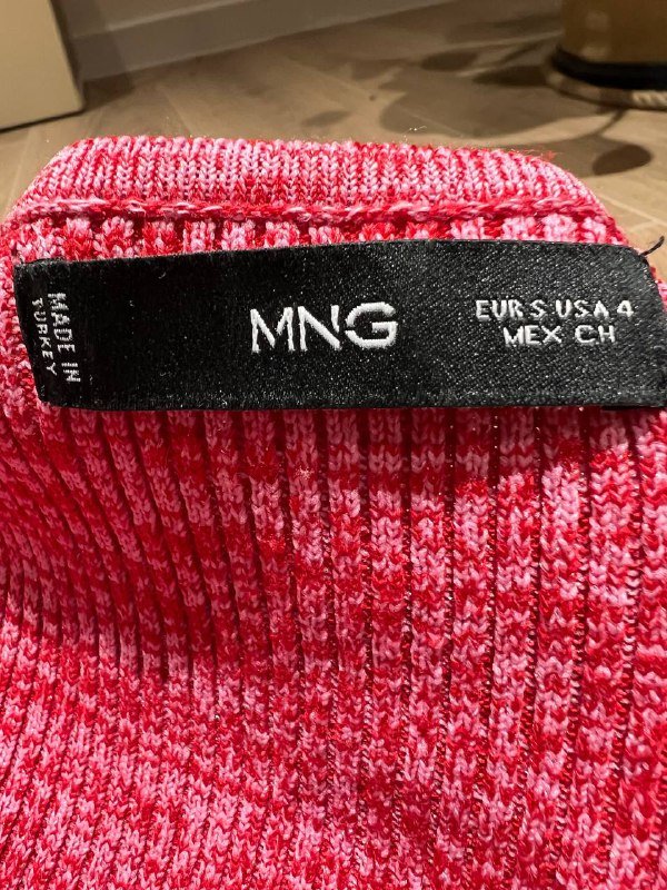 Платье Mango красное размер S 3