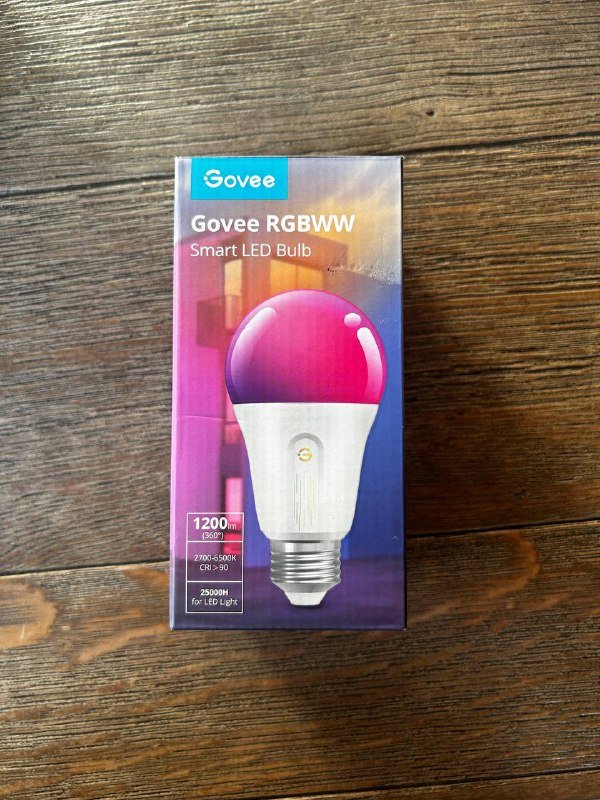 Умная лампа Govee RGBWW Smart LED Bulb
