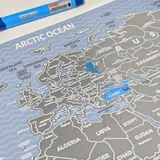 1DEA.me Travel Map Weekend Scratch-Off World Map 3