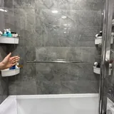შუშის კარის ფრთა აბაზანისთვის 1