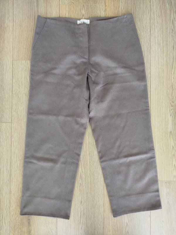 Теплые итальянские брюки-кюлоты Lorella Braglia из шерсти-кашемира