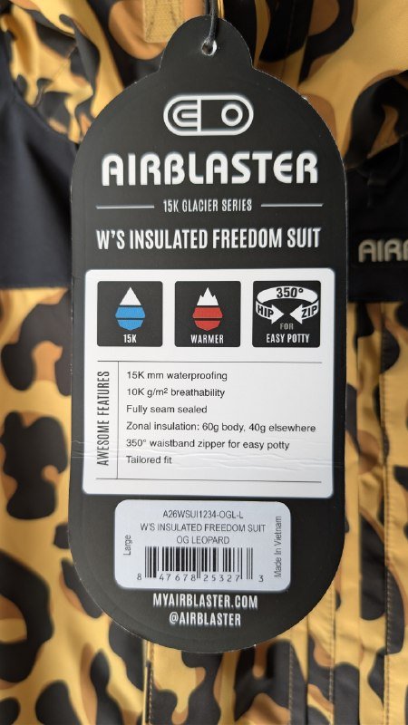 Комбинезон Airblaster Insulated Freedom Suit, женская модель, размер L 3
