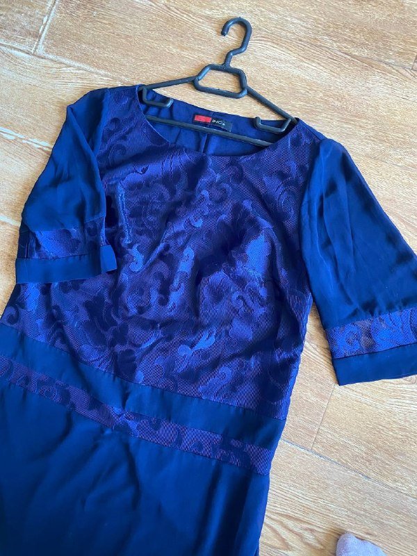 Синее платье 48 размера