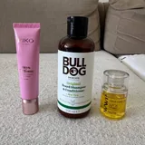 Foundation, beard shampoo, hair oil 1