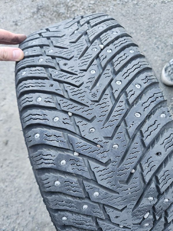 Резина Nokian Nordman 8 зимняя шипованая 205/65 R16 4 колеса 3