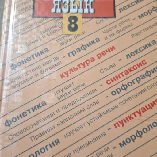Русский язык 8
