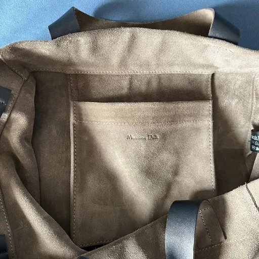 Кожаная сумка-котомка Massimo Dutti