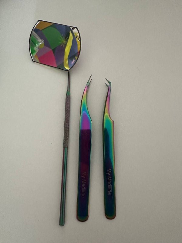 Набор для наращивания ресниц палетки пинцеты расходники 2