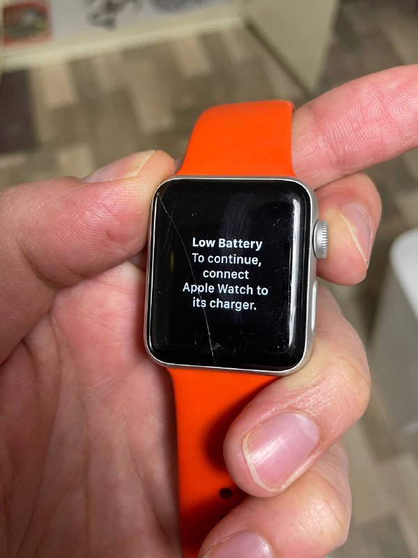 Casio A159W оригинал, Apple Watch Series 3 38mm с дефектом экрана 3