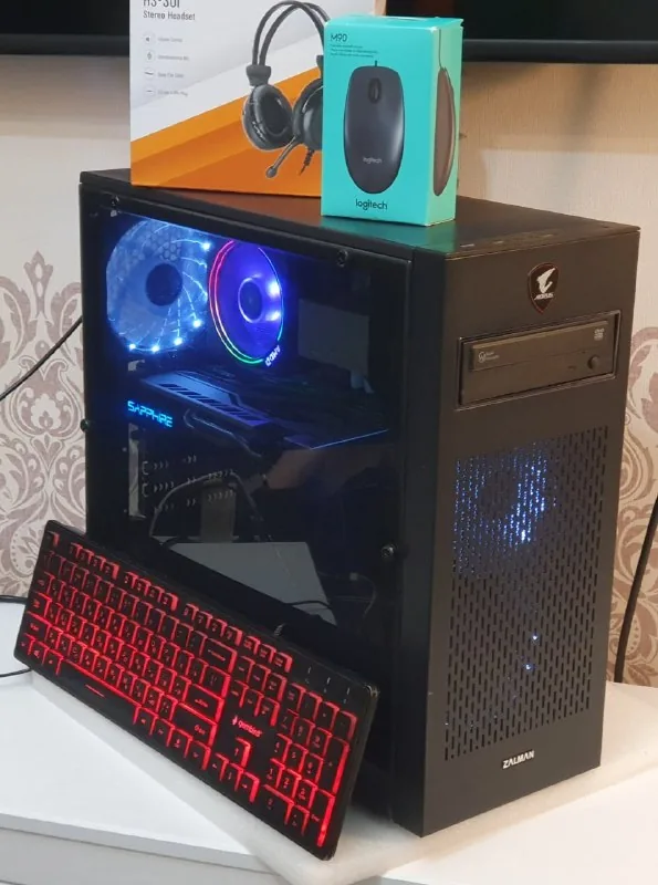 Системный блок Ryzen 3700X, RX570, 32 ГБ RAM 1