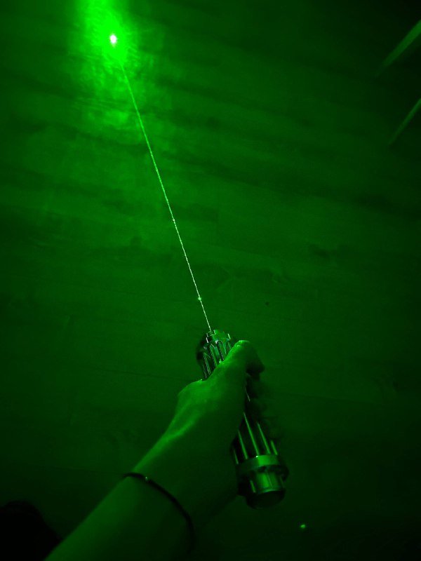 Мощный лазер с насадками и USB зарядкой 4