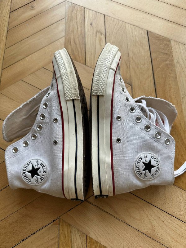 оригинальные белые кеды Converse, размер 40 1