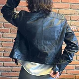 Кожаная куртка DSQUared2, размер 46 5