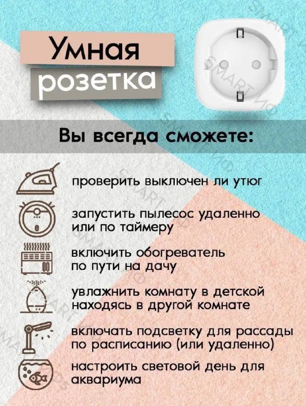 Умная розетка 20 А 2