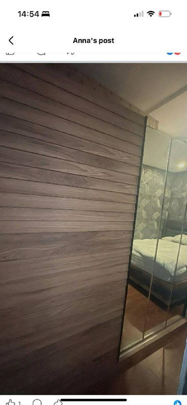 Двухспальная кровать, большой шкаф