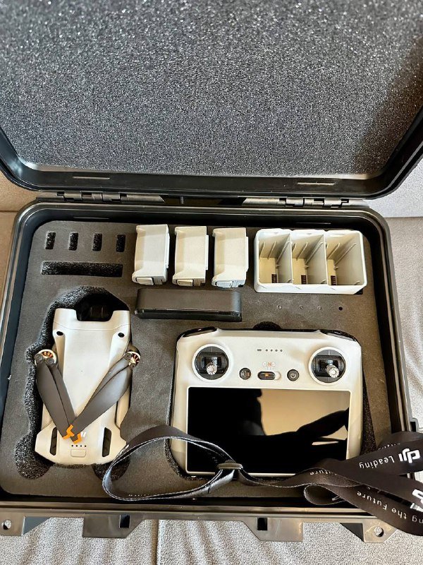 Дрон DJI Mini 3 Pro, пульт, аккумуляторы, ND-фильтры, кейс