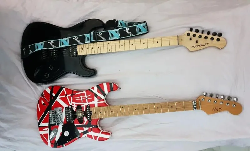 Электрогитары Rockdale и EVH Frankenstrat