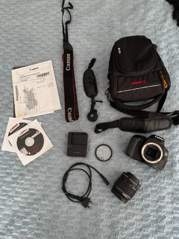 Canon EOS 600D, объектив 18-55mm, UV-фильтр, сумка 1