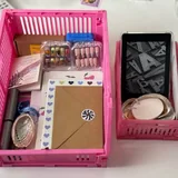 Розовые коробки-органайзеры для хранения 2