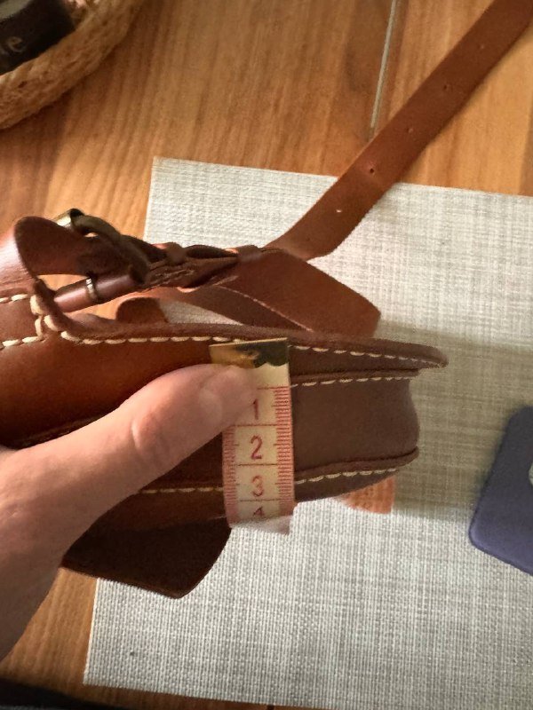 Поясная сумка IAMPOINT из натуральной кожи 4