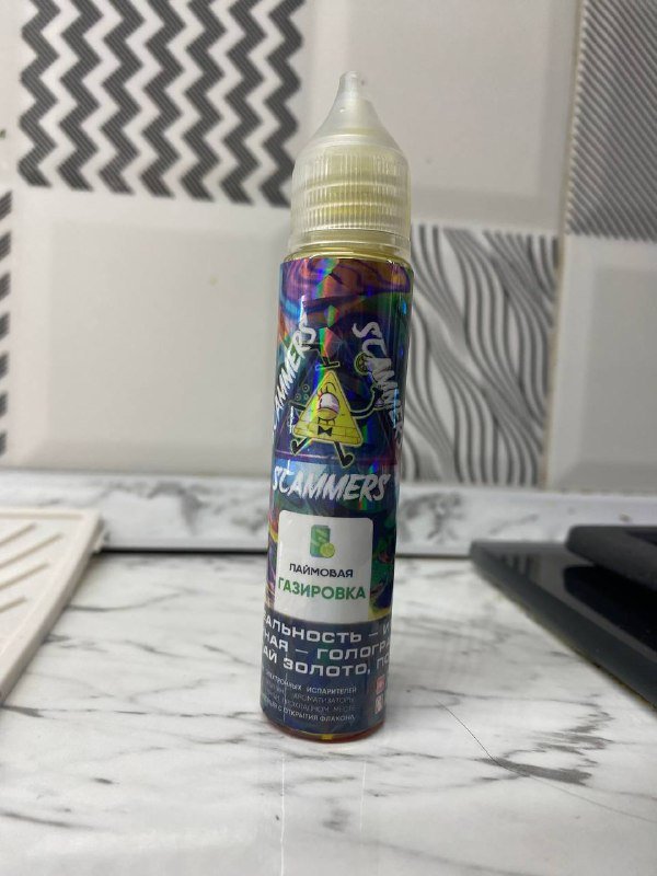 Жидкость для электронной сигареты Scammers лаймовая газировка 30мл